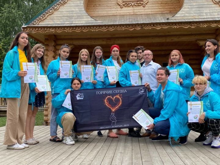 С 9 по 15 августа студенческие отряды Республики Татарстан реализовали в Балтасинском районе добровольческую акцию «Десант добрых дел»