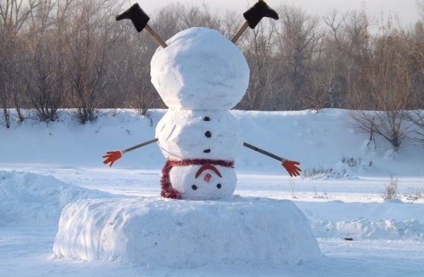В РТ стартовали уличные состязания по лепке снеговика в стиле ГТО