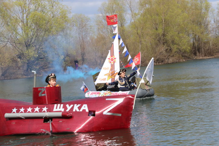 Парад лодок  в Ютазинском районе состоялся