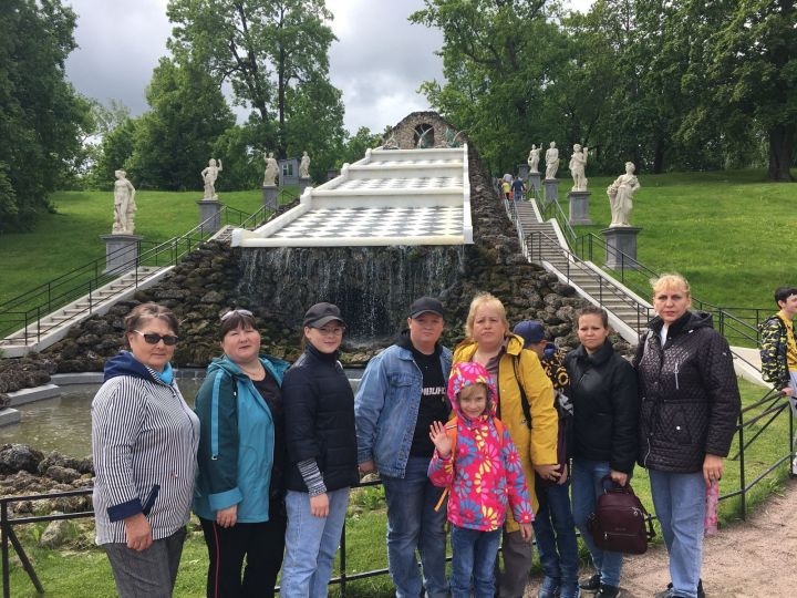 Гимназисты посетили в Петергофе Нижний Парк фонтанов