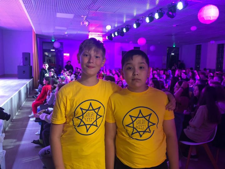 Учащиеся гимназии Ямаев Амир и Шарипов Алмаз принимают участие в профильной смене "Сәләт-Тел»