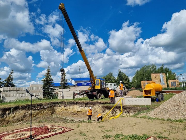 В Байряках заложили фундамент новой мечети&nbsp;