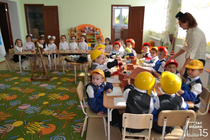 Татарстан почти на сто процентов обеспечил детей от 3 до 7 лет местами в детсадах