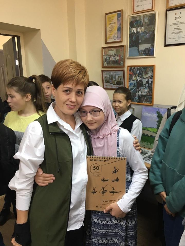 Сегодня учащиеся Уруссинской гимназии побывали на экскурсии в школе Искусств