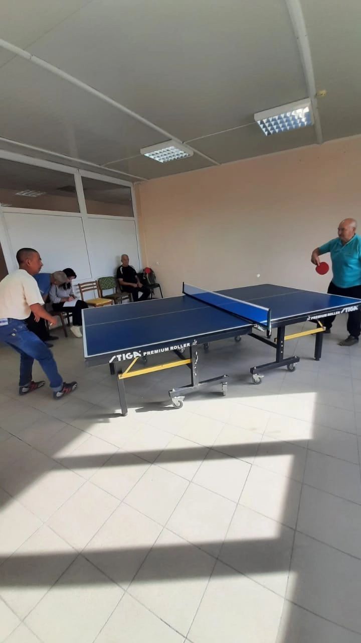 МКУ «Отдел по делам молодежи,спорту и туризму»  провели муниципальный этап спартакиады по настольному теннису среди пенсионеров