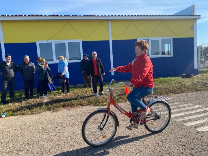 Состоялся велопробег, посвященный декаде пожилых людей