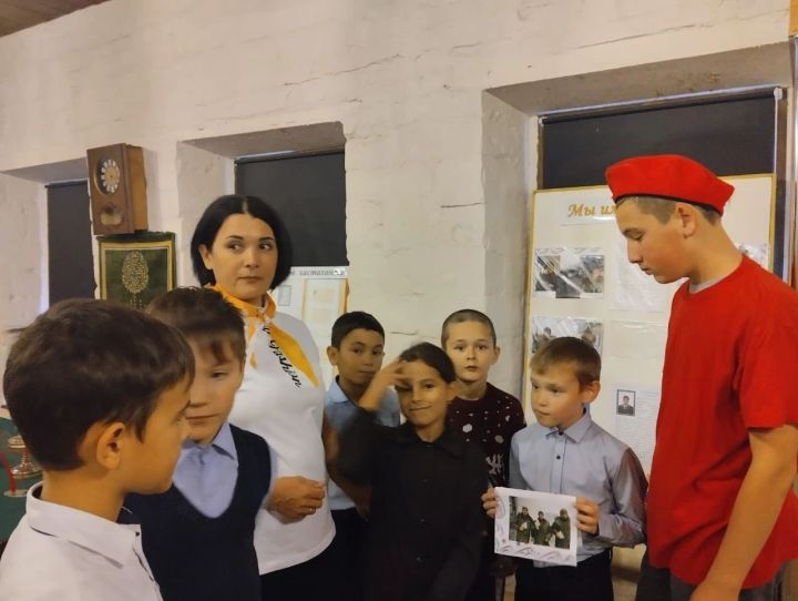 Во время осенних каникул в Байрякинской школе провели Урок Мужества