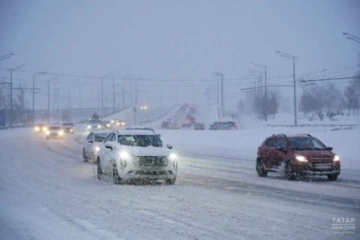 Из-за метели и тумана в РТ ухудшится видимость на дорогах