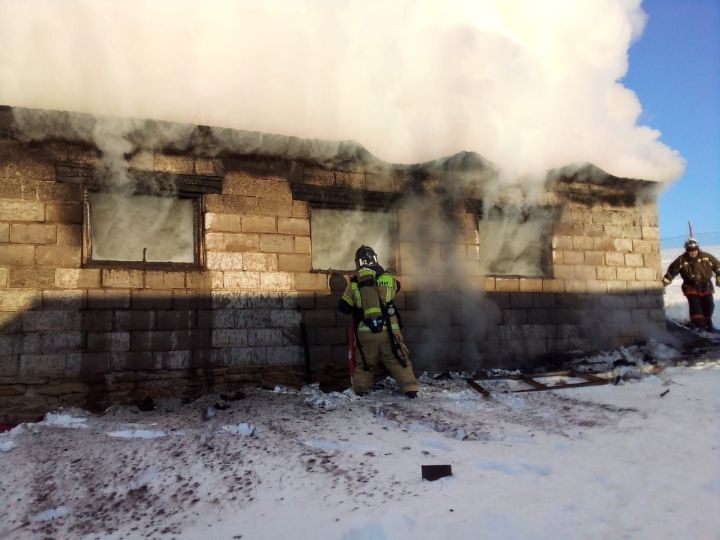 В Ютазинском районе снова пожар