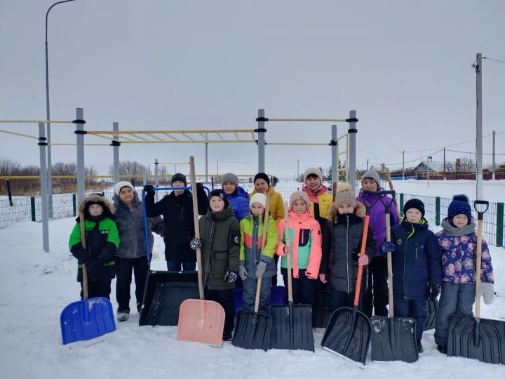 В селе Акбаш был проведён масштабный комплекс работ по благоустройству