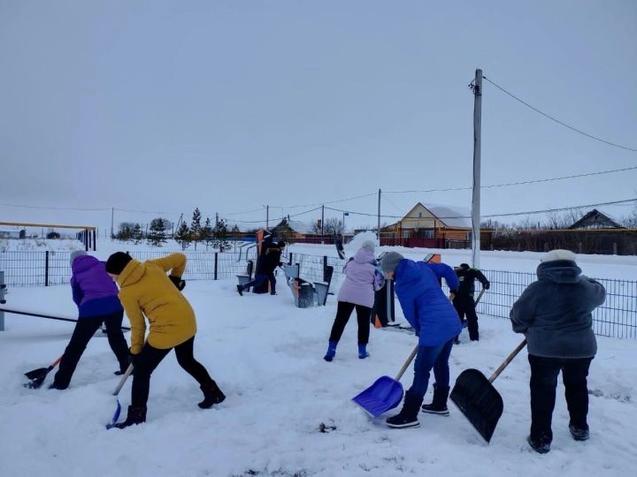 В селе Акбаш был проведён масштабный комплекс работ по благоустройству