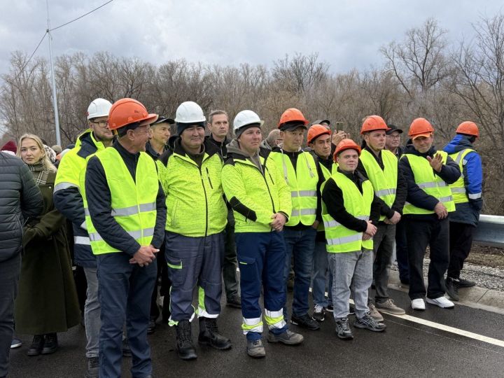 Открыт мост через реку Ик на границе двух республик - Татарстана и Башкортостана