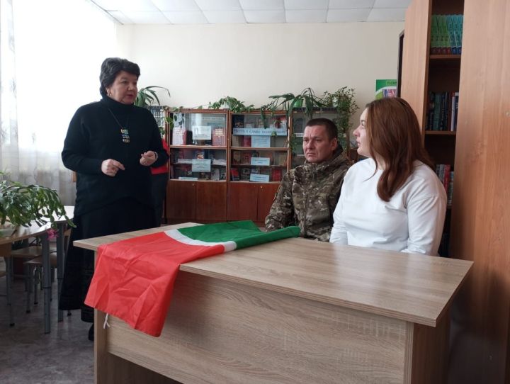 В Каракашлинской сельской библиотеке состоялась встреча с участником специальной военной операции