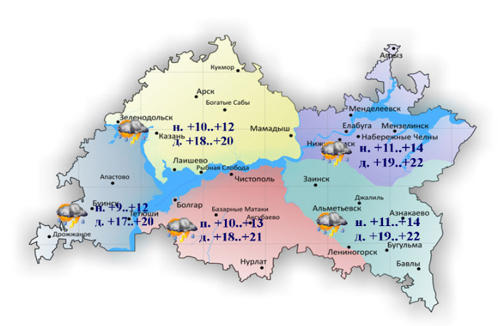 Прогноз погоды на 1 июля