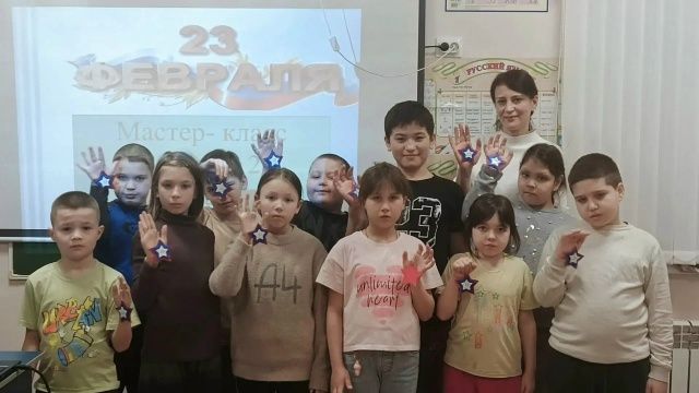 В Уруссинской школе-интернат прошёл мастер-класс к 23 февраля