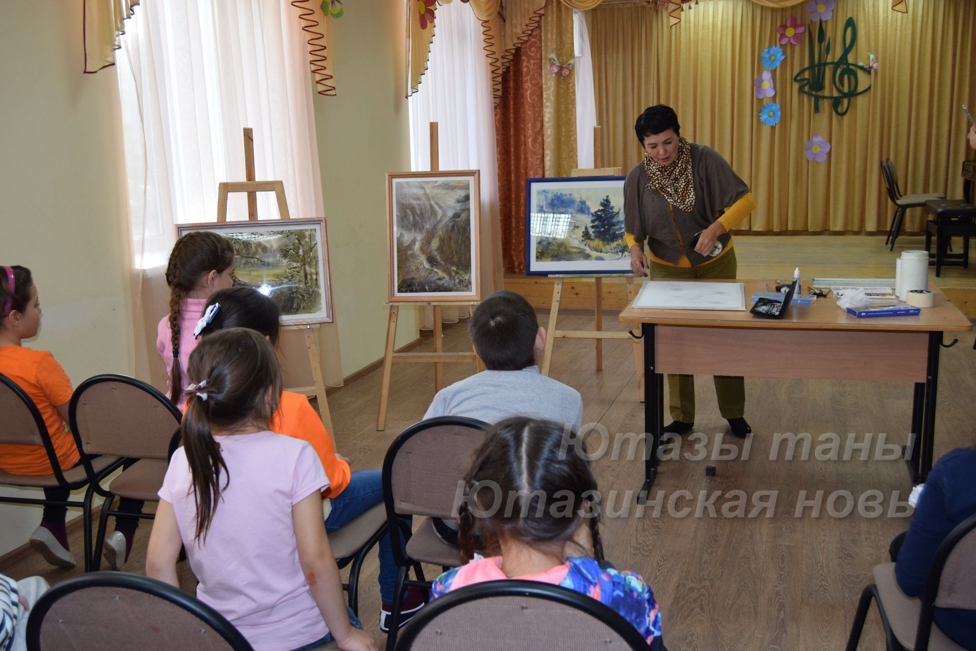 В Уруссинской детской школе искусств состоялся мастер-класс