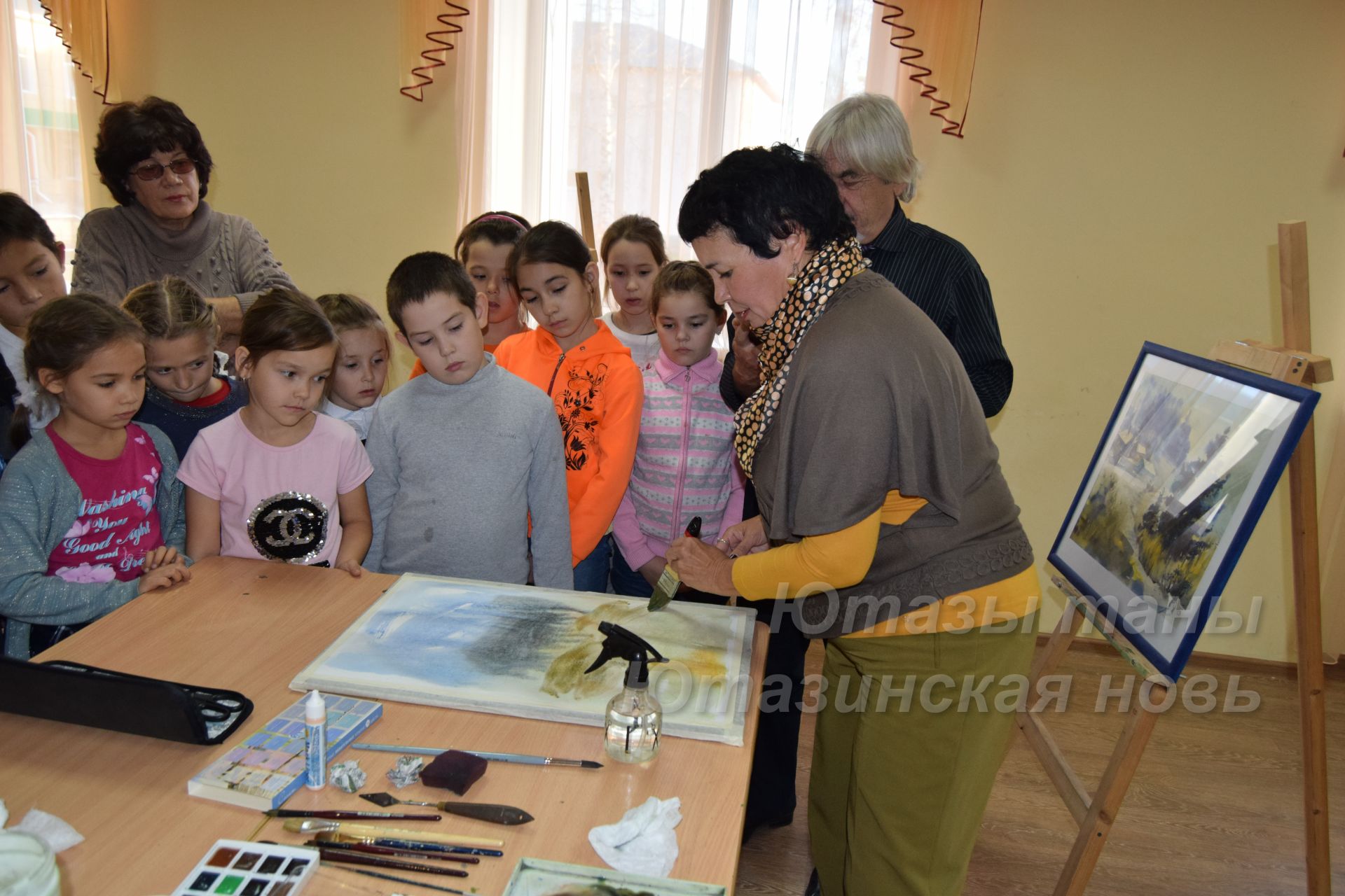 В Уруссинской детской школе искусств состоялся мастер-класс