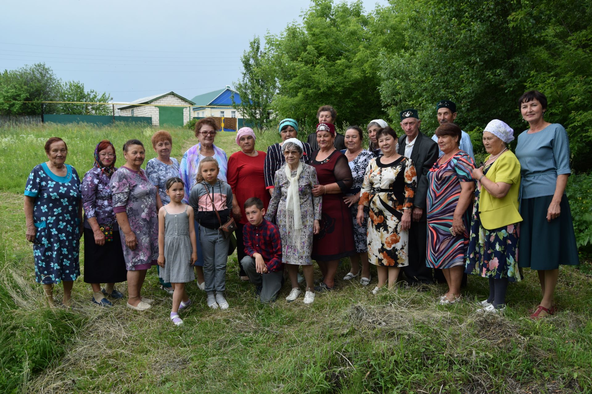 Пенсионеры района в гостях в деревне Каклы-Куль