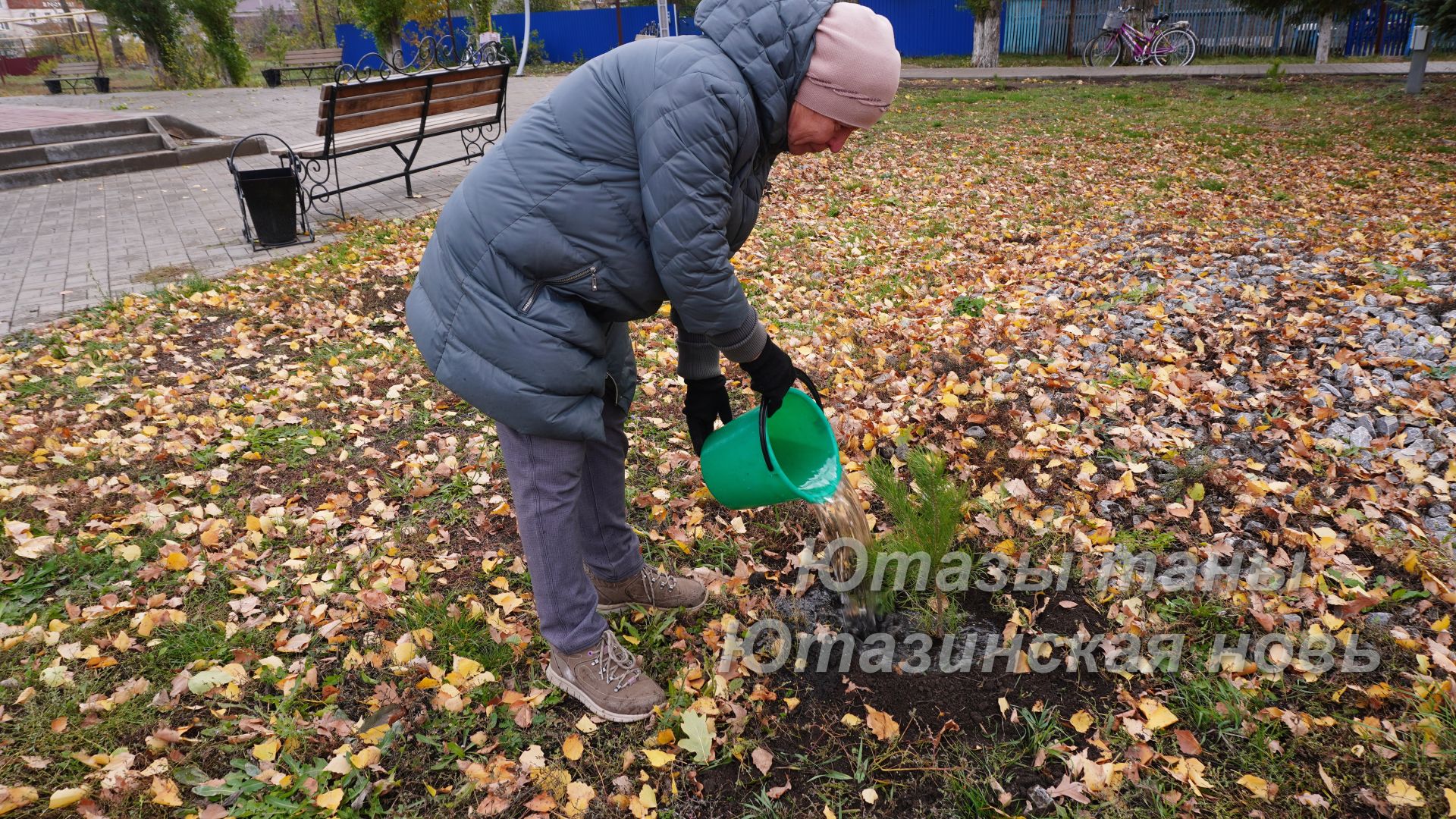 В Уруссинском сквере «Памяти воинам - интернационалистам» посажено сто сосен