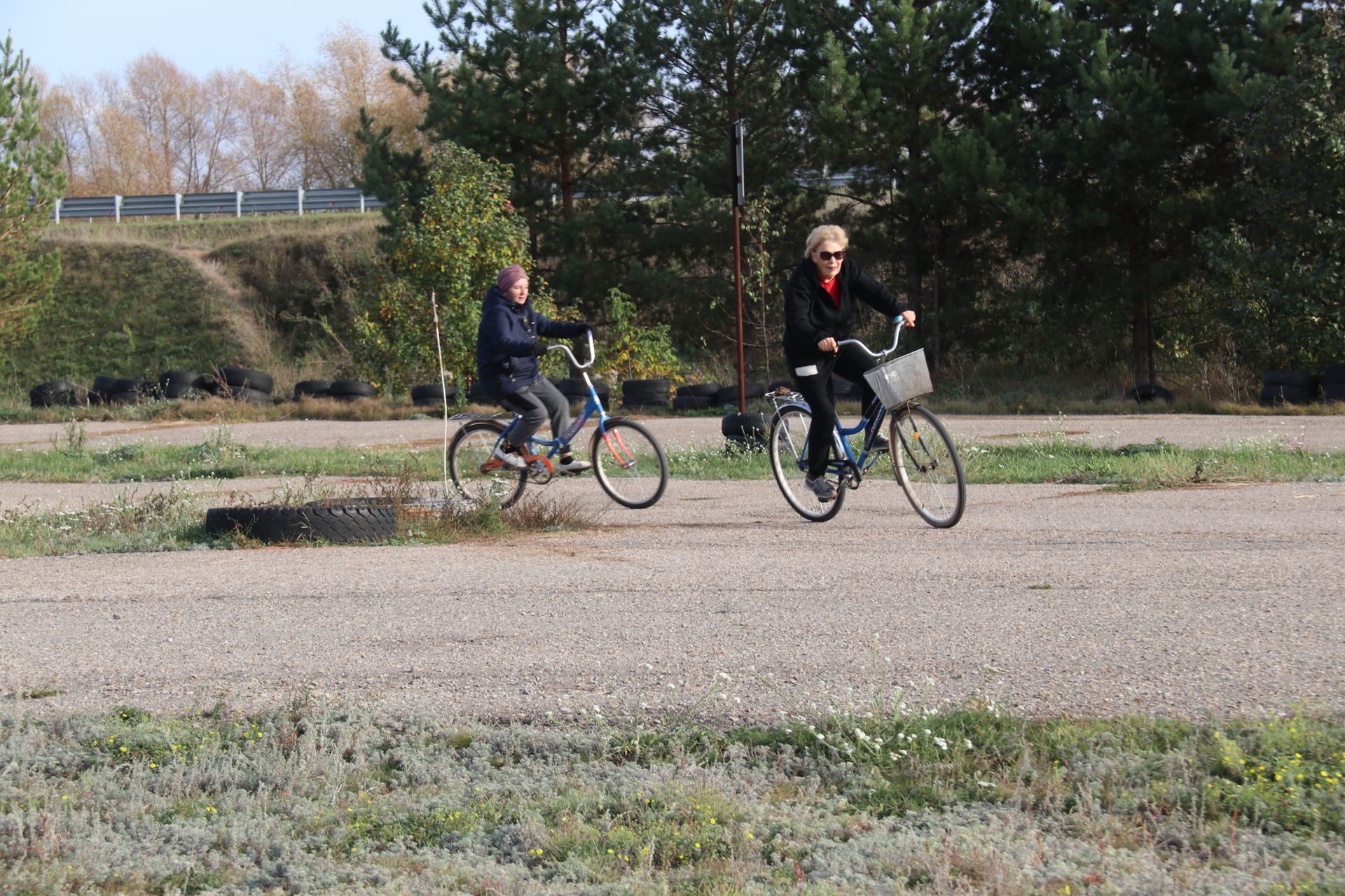 Ютазинские пенсионеры состязались на велопробеге