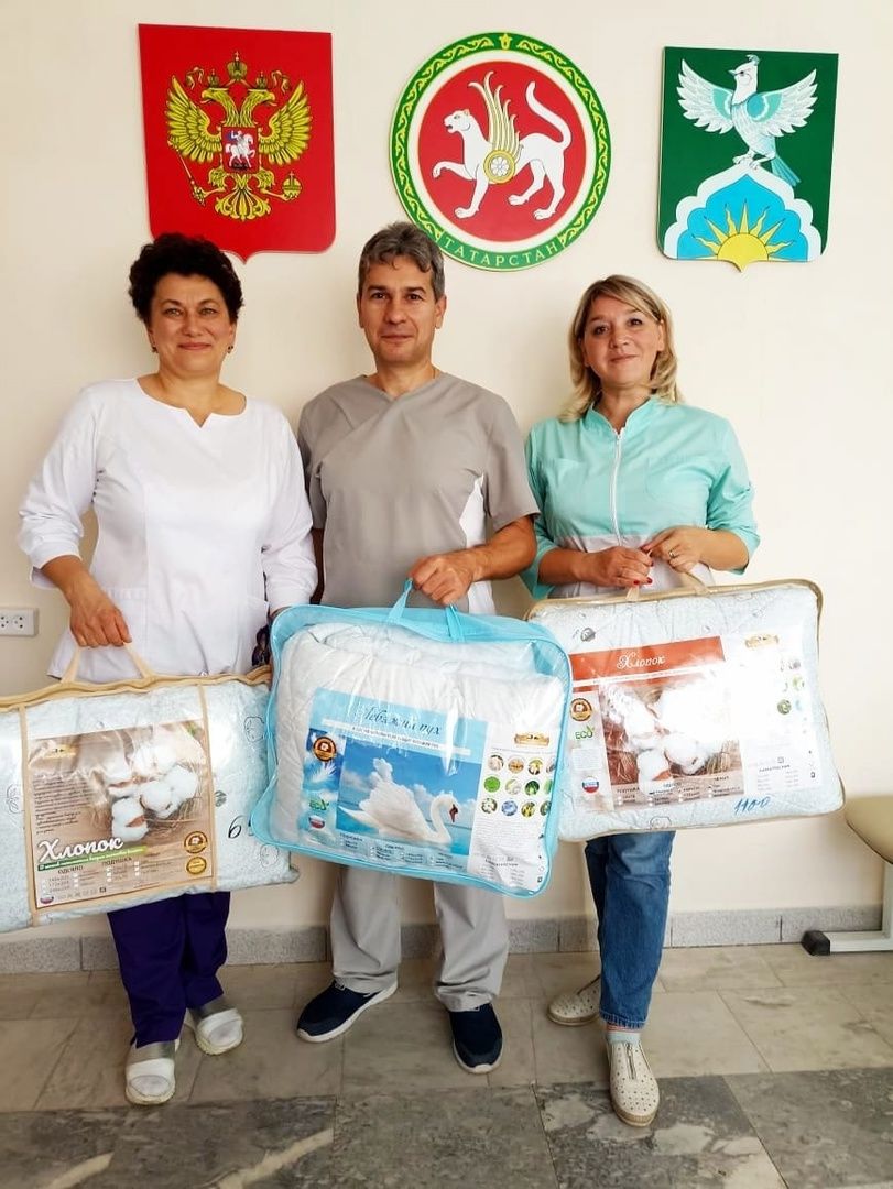 Сотрудники Уруссинской центральной районной больницы встретились  за шашечными досками