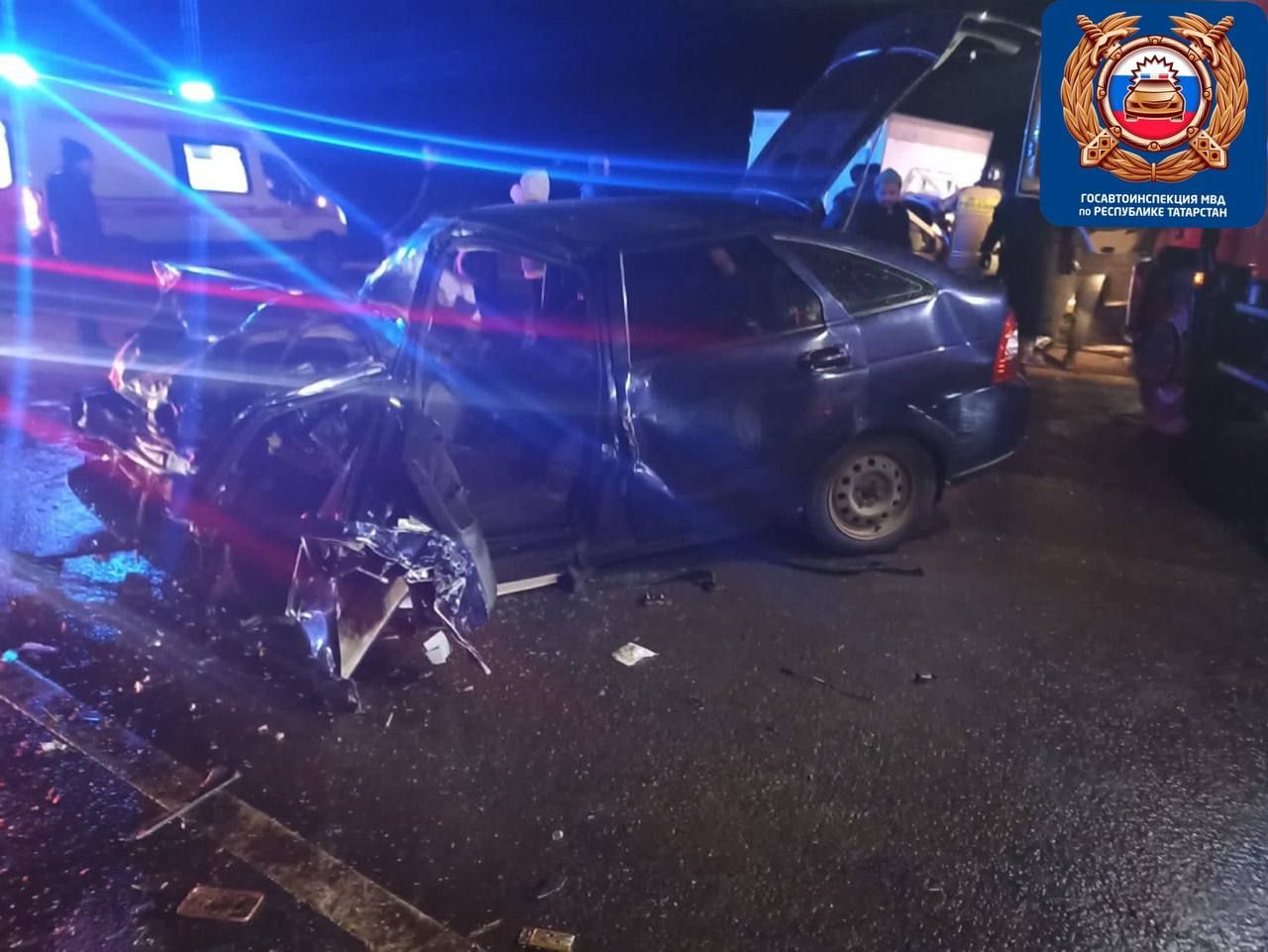 В Тукаевском районе в результате ДТП пострадали водители