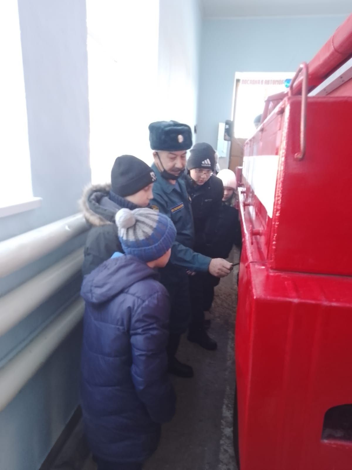 Активисты дружины юных пожарных посетили ГУ «Пожарная охрана»