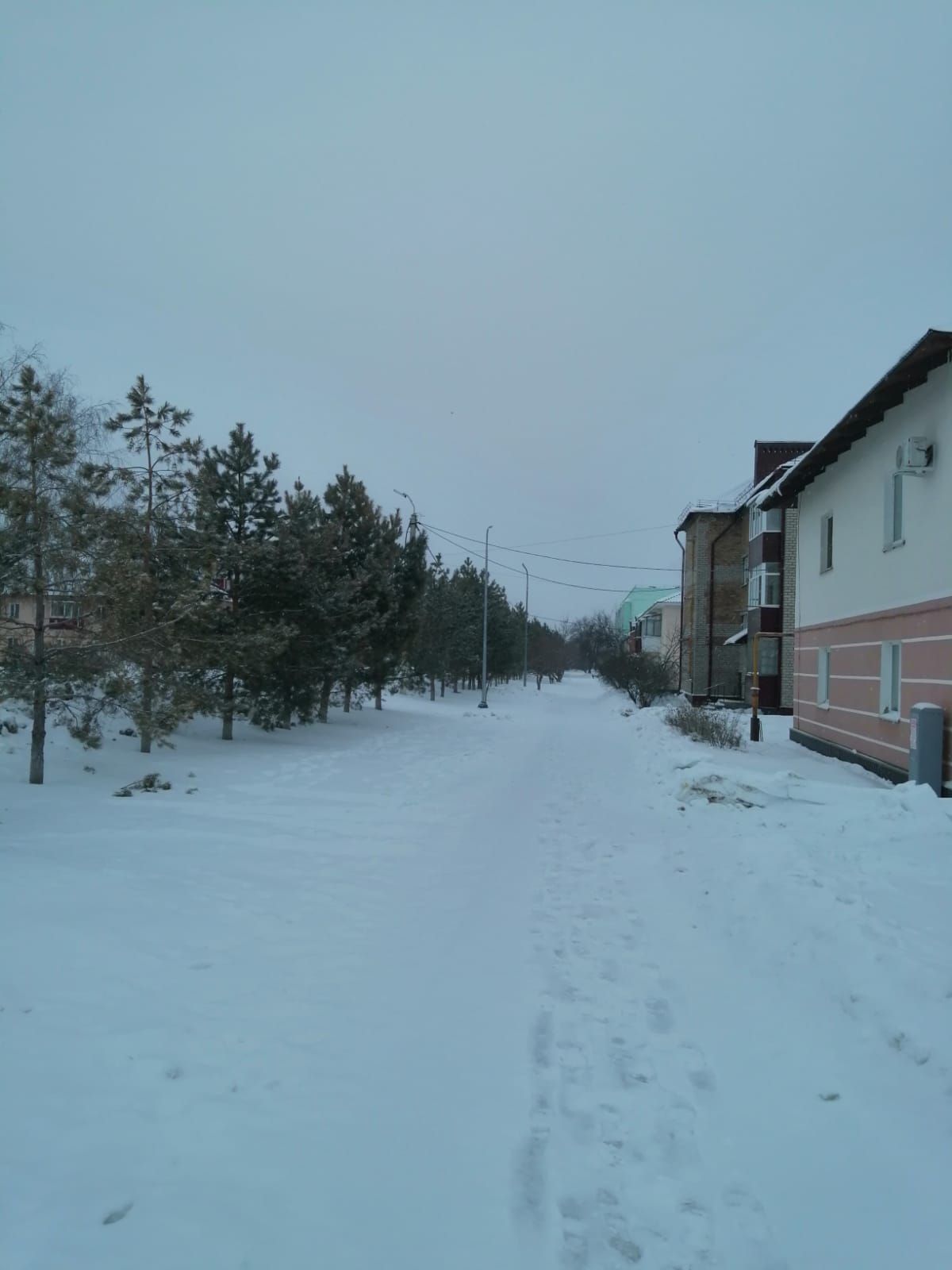 Уруссинцы и снегоуборочная техника дождались снега