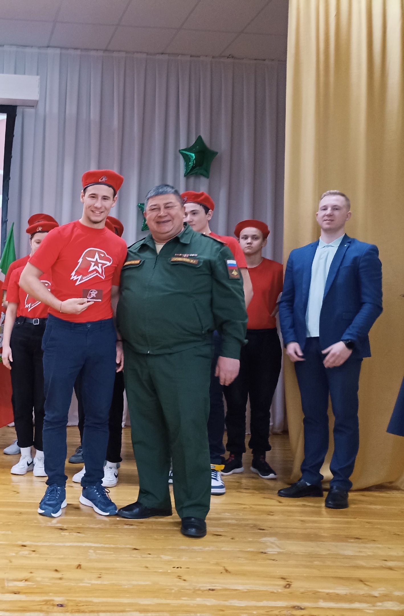 Юнармейцы Уруссинской гимназии получили удостоверения