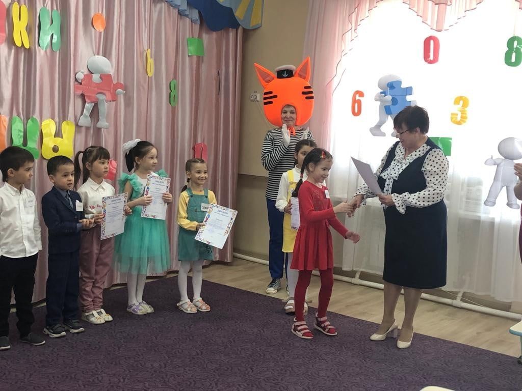 По итогам тематической недели состоялась математическая олимпиада на базе детского сада №3