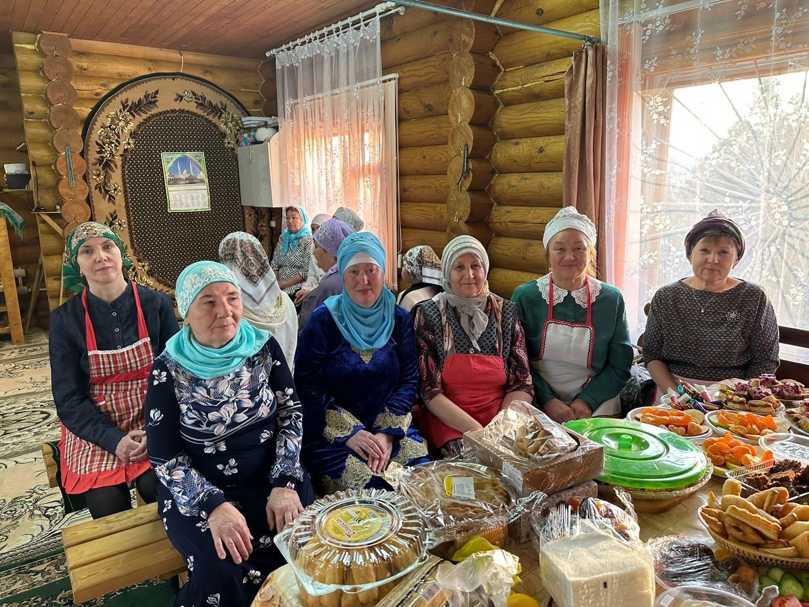 В мечети села Абсалямово организовали для жителей села Ифтар
