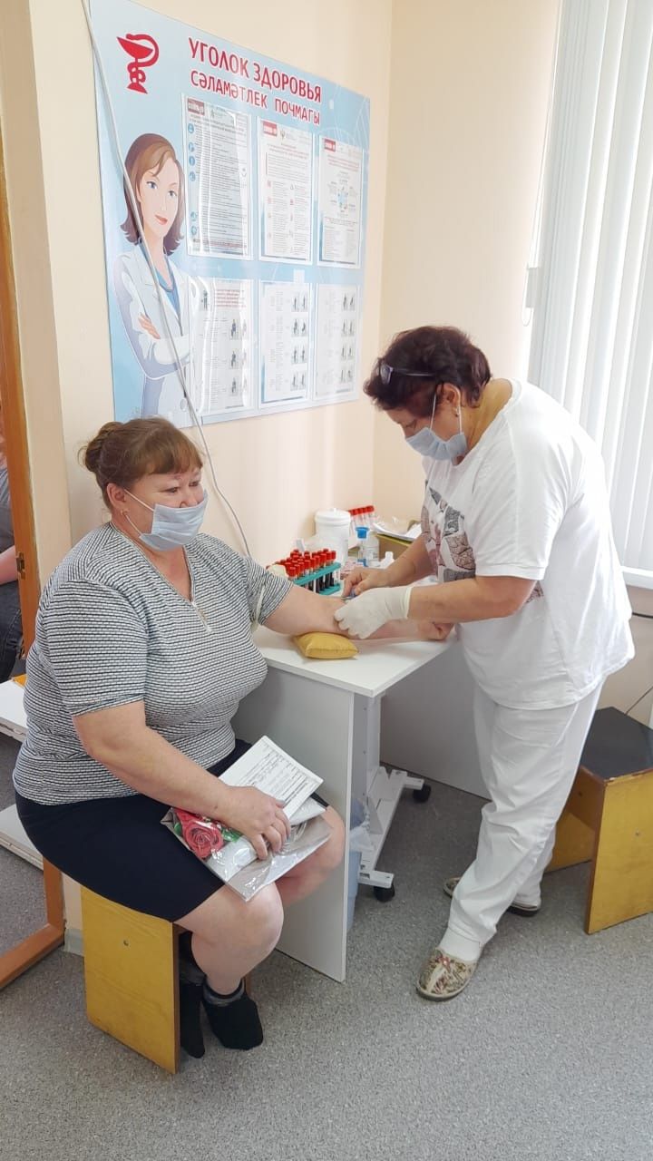 Диспансеризация сельчан продолжается