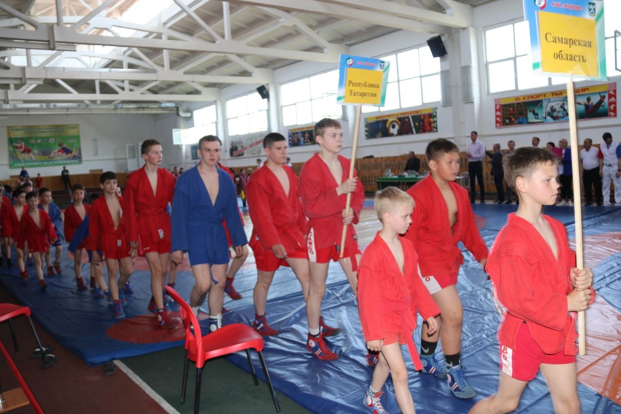 В СШ «Олимп» состоялся открытый турнир по самбо