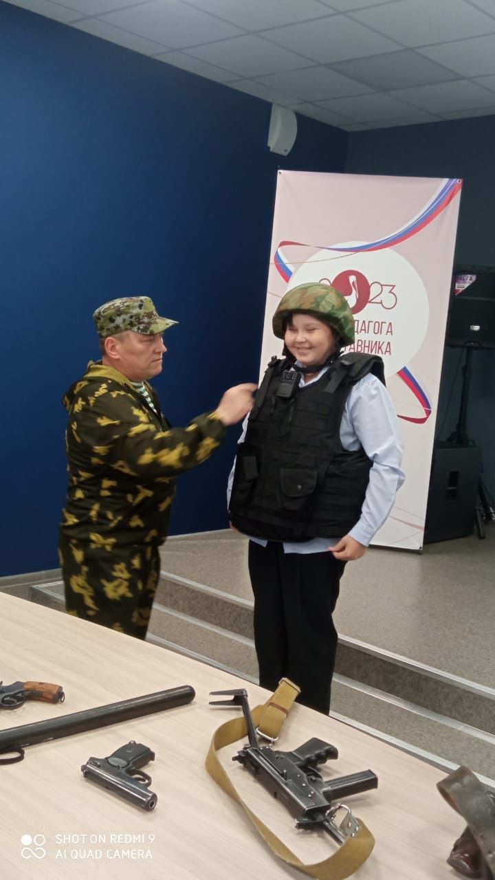 Члены содружества пограничников РТ в Ютазинском районе встретились со школьниками