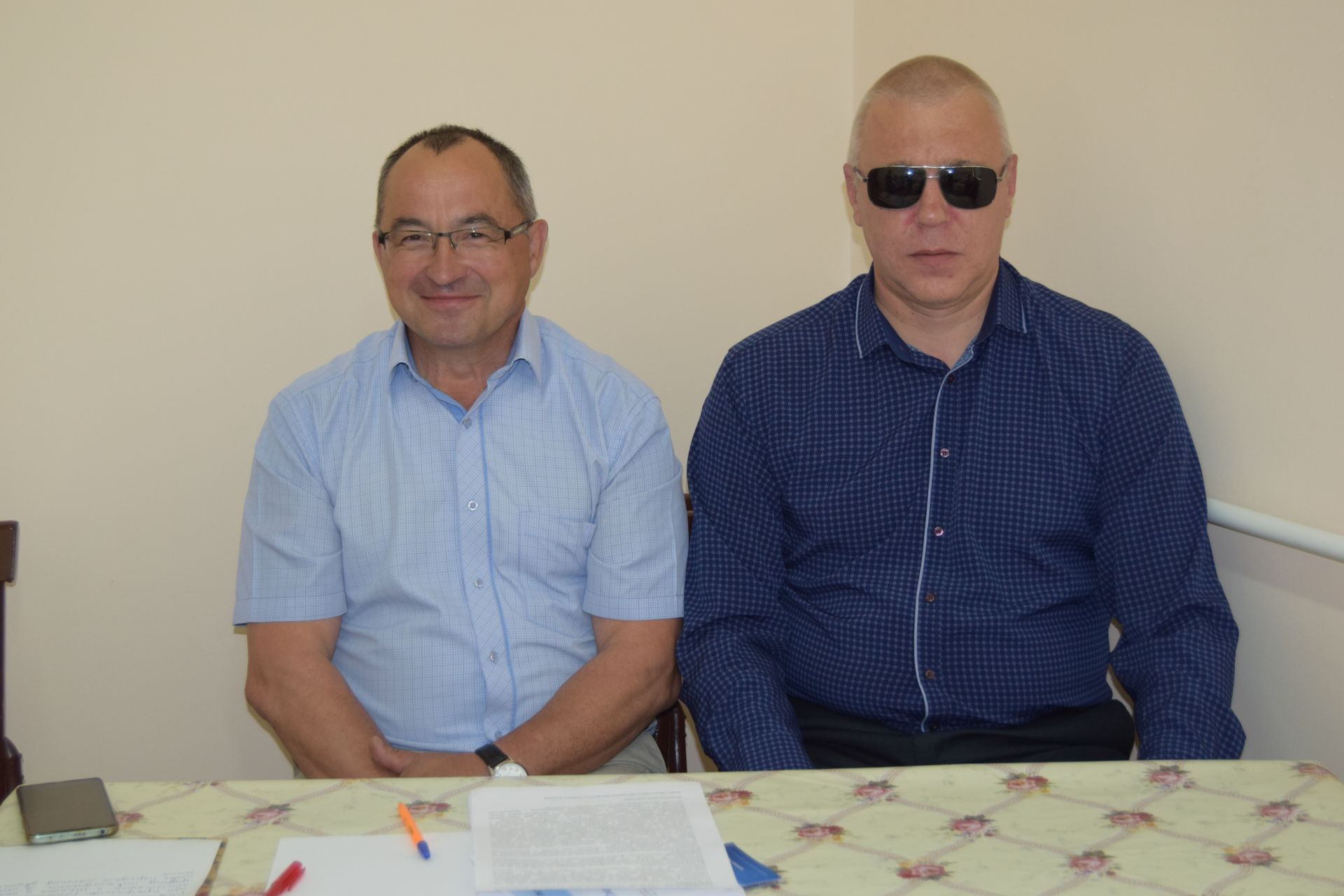 Встреча с районным офтальмологом состоялась в местном отделении общества слепых