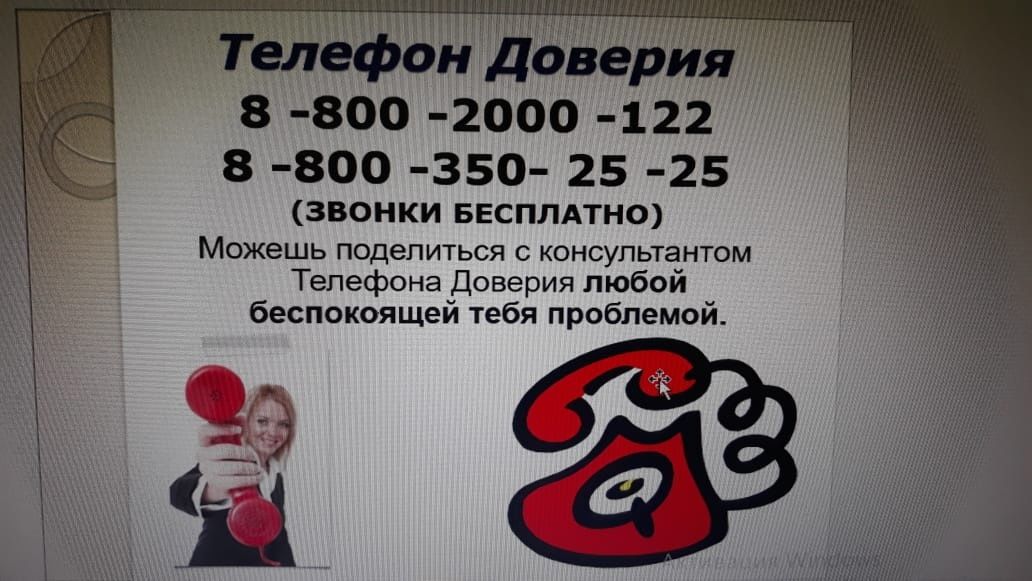 В трудовом лагере гимназии проведена информационная беседа о Детском телефоне доверия