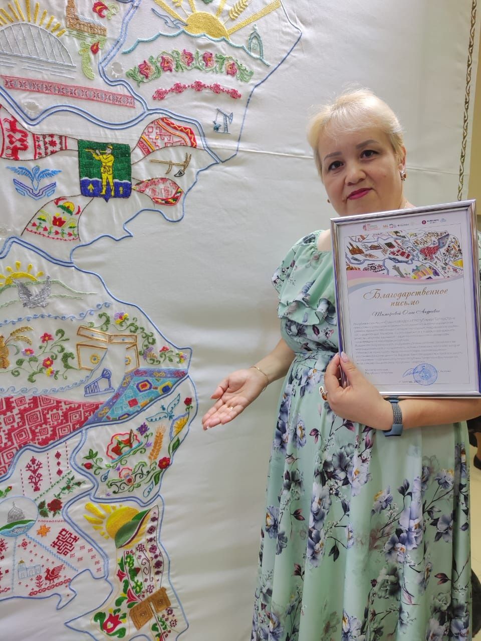 Уруссинская учительница приняла участие республиканском фестивале мастериц