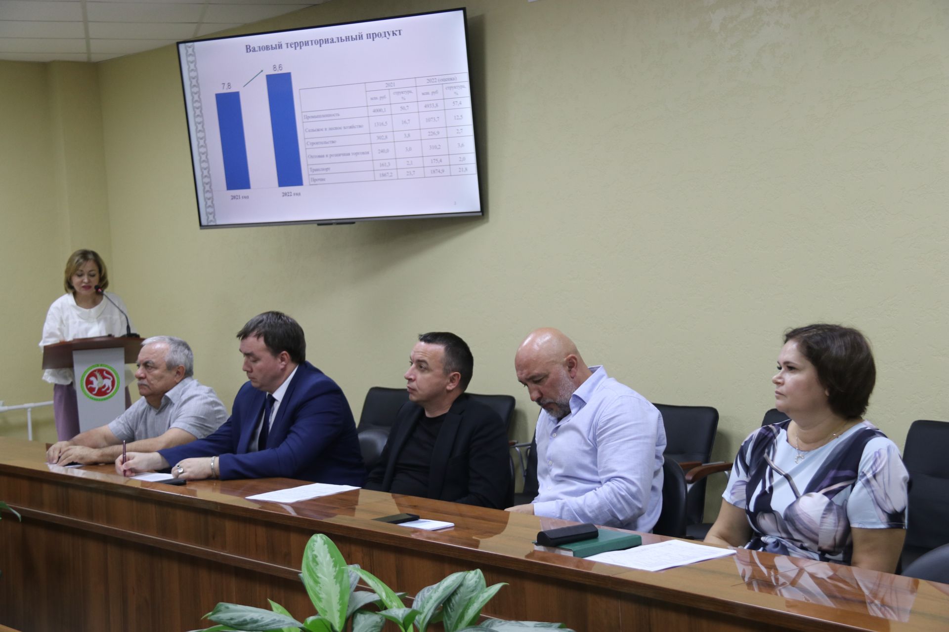 В зале заседаний исполкома района прошел экономический совет