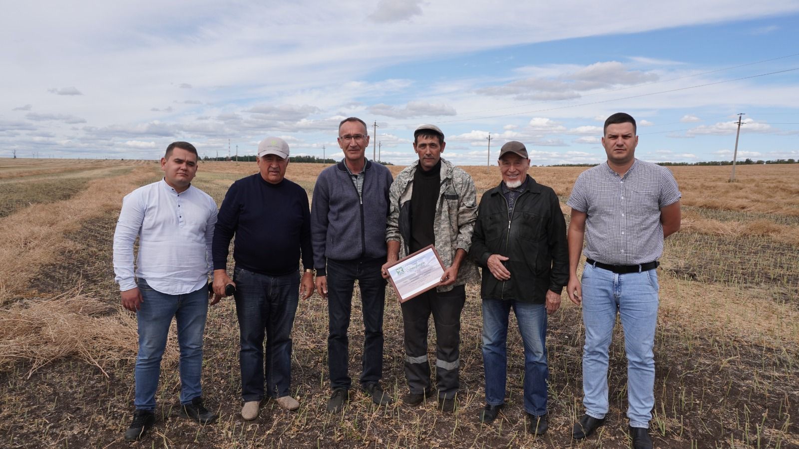 Ютазинских хлеборобов материально простимулировали