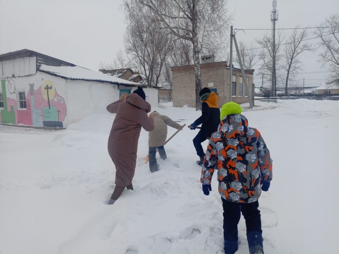 «Снежный десант» в Ютазинском районе