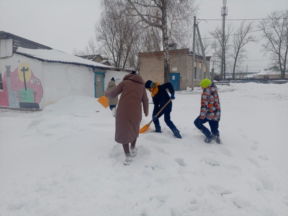 «Снежный десант» в Ютазинском районе