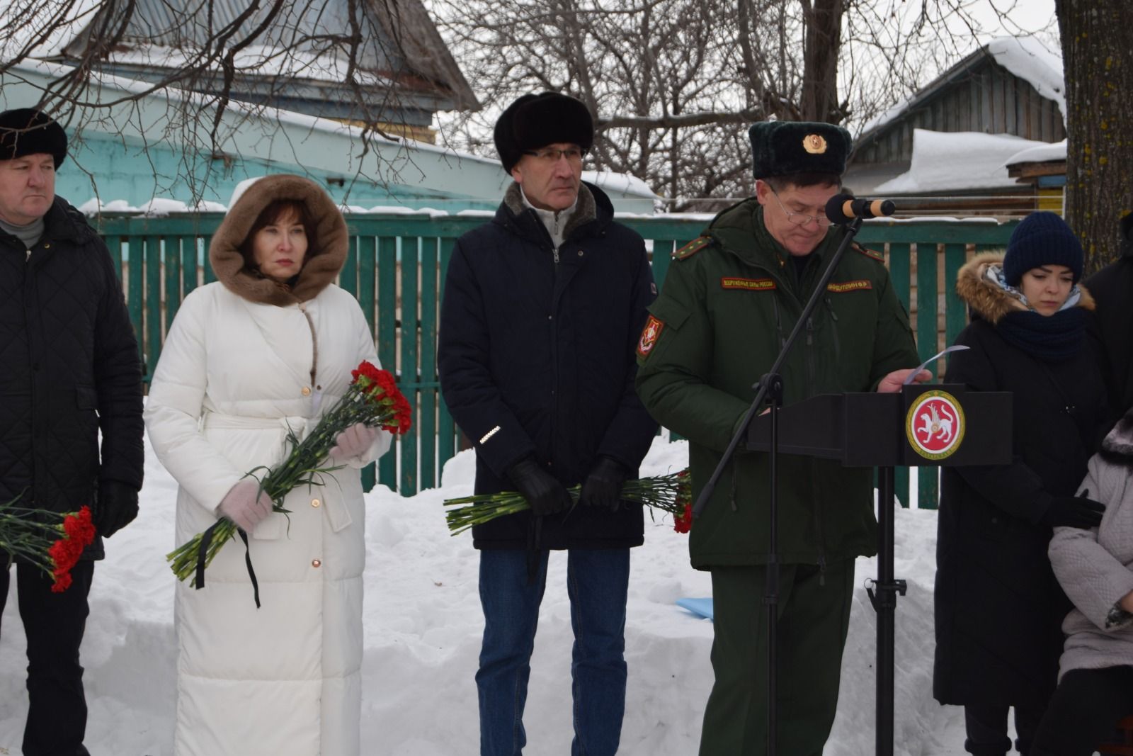 Жители района попрощались с погибшим в СВО земляком