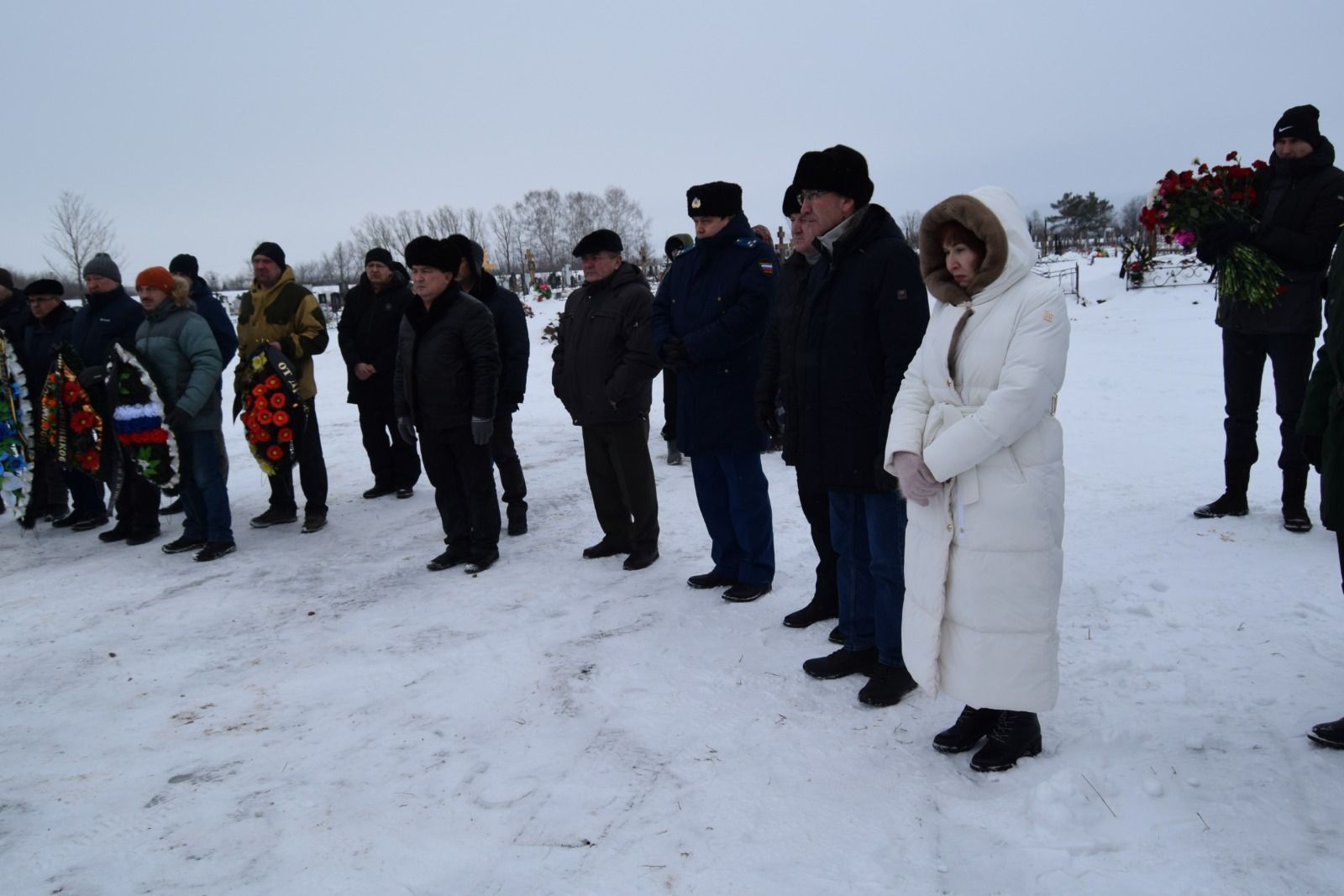 Жители района попрощались с погибшим в СВО земляком