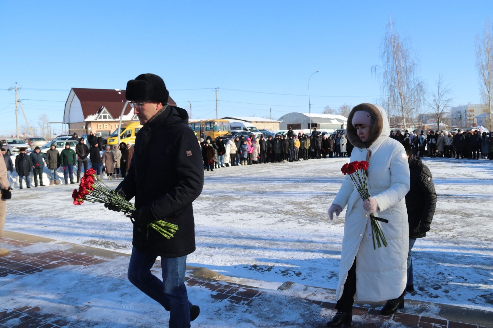 В Уруссу состоялся митинг, посвященный 35-годовщине вывода советских войск из Афганистана