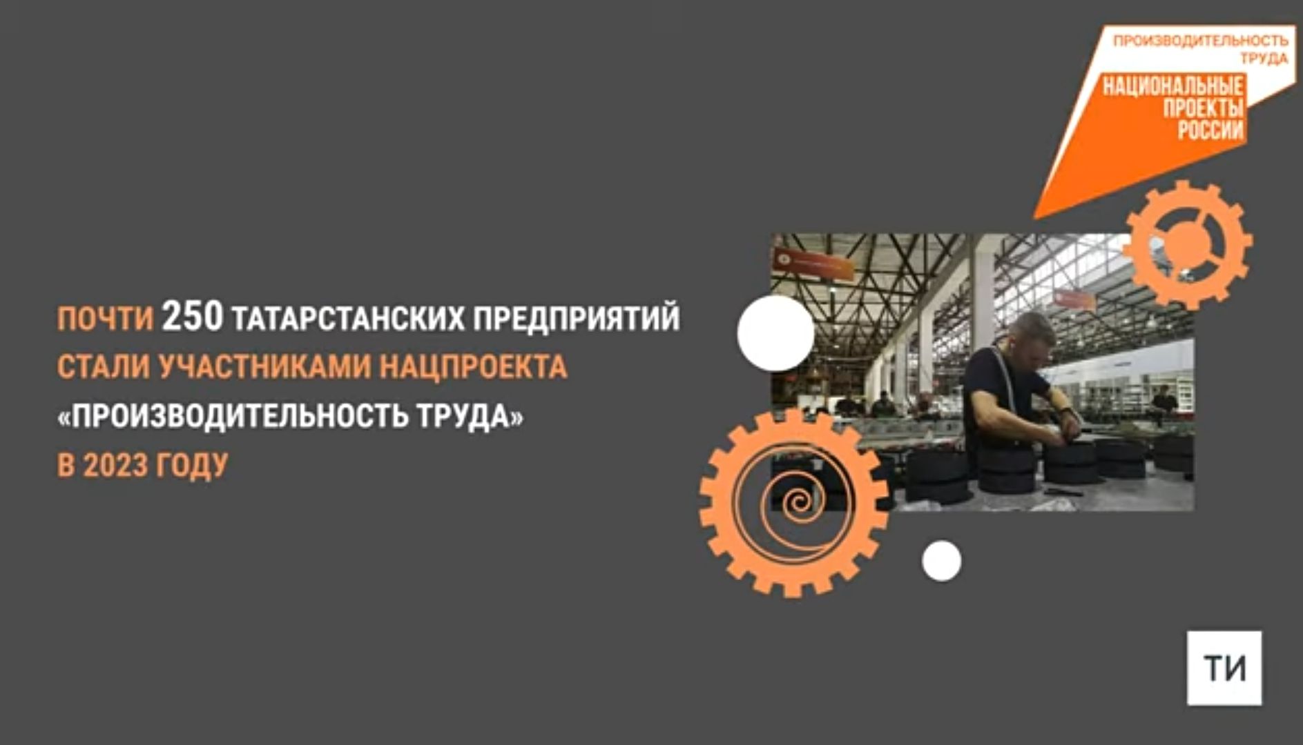 Участниками нацпроекта «Производительность труда» стали почти 250 предприятий Татарстана