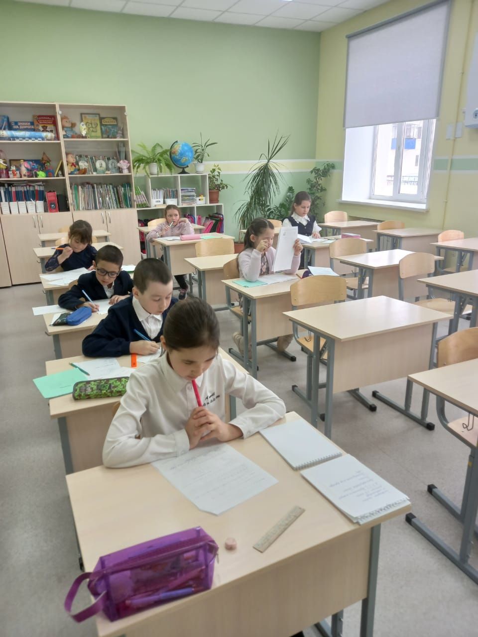 Младшие школьники района приняли участие в олимпиаде по математике