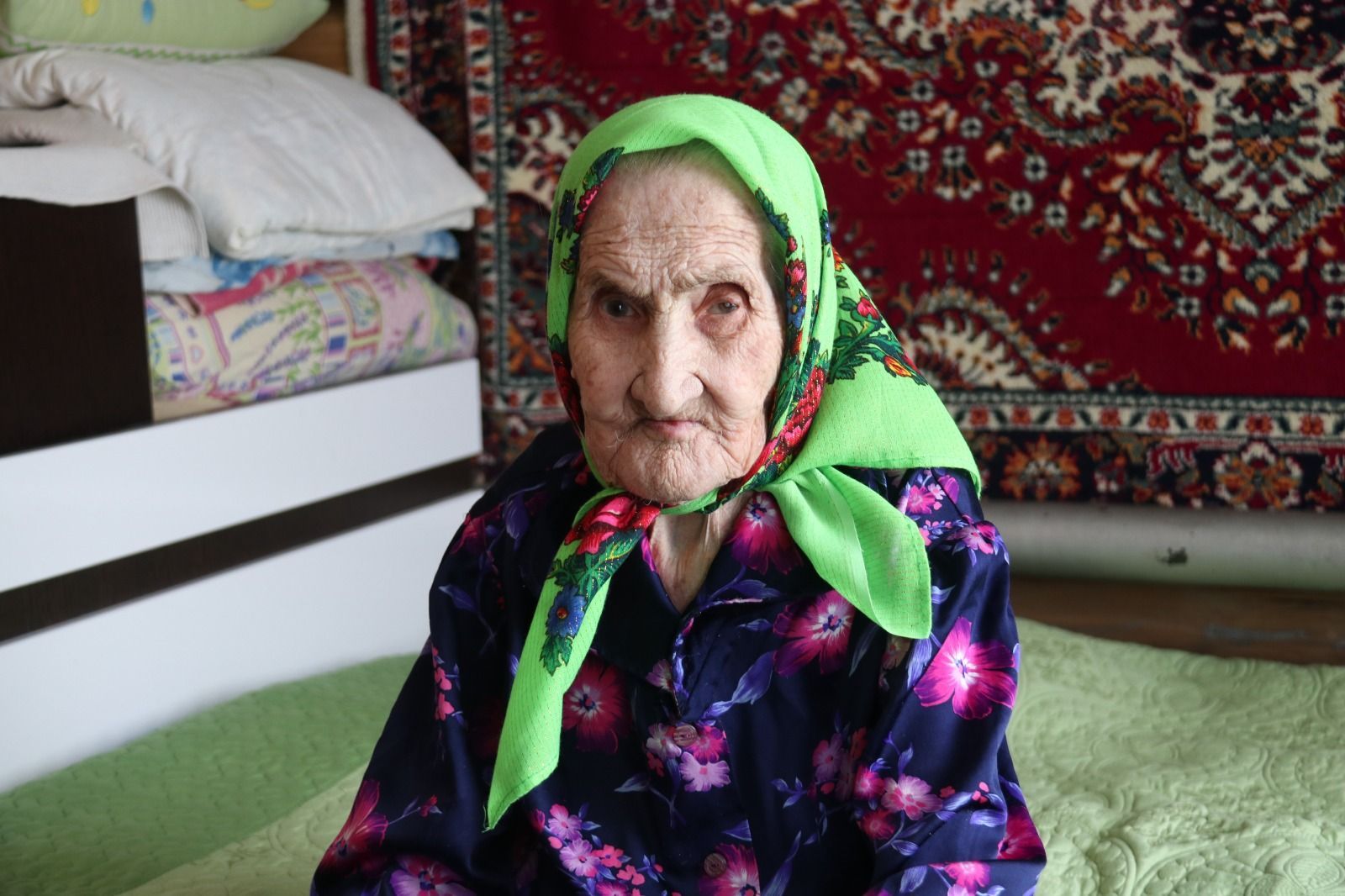 Проживающая в селе Абсалямово Назия Галимова встретила свою 95-ю весну.