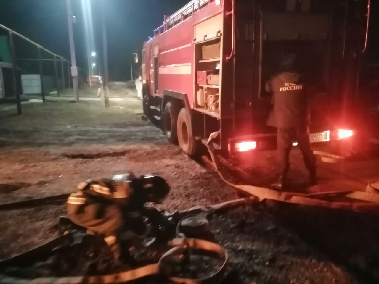 В Уруссу вновь случился пожар в частном секторе