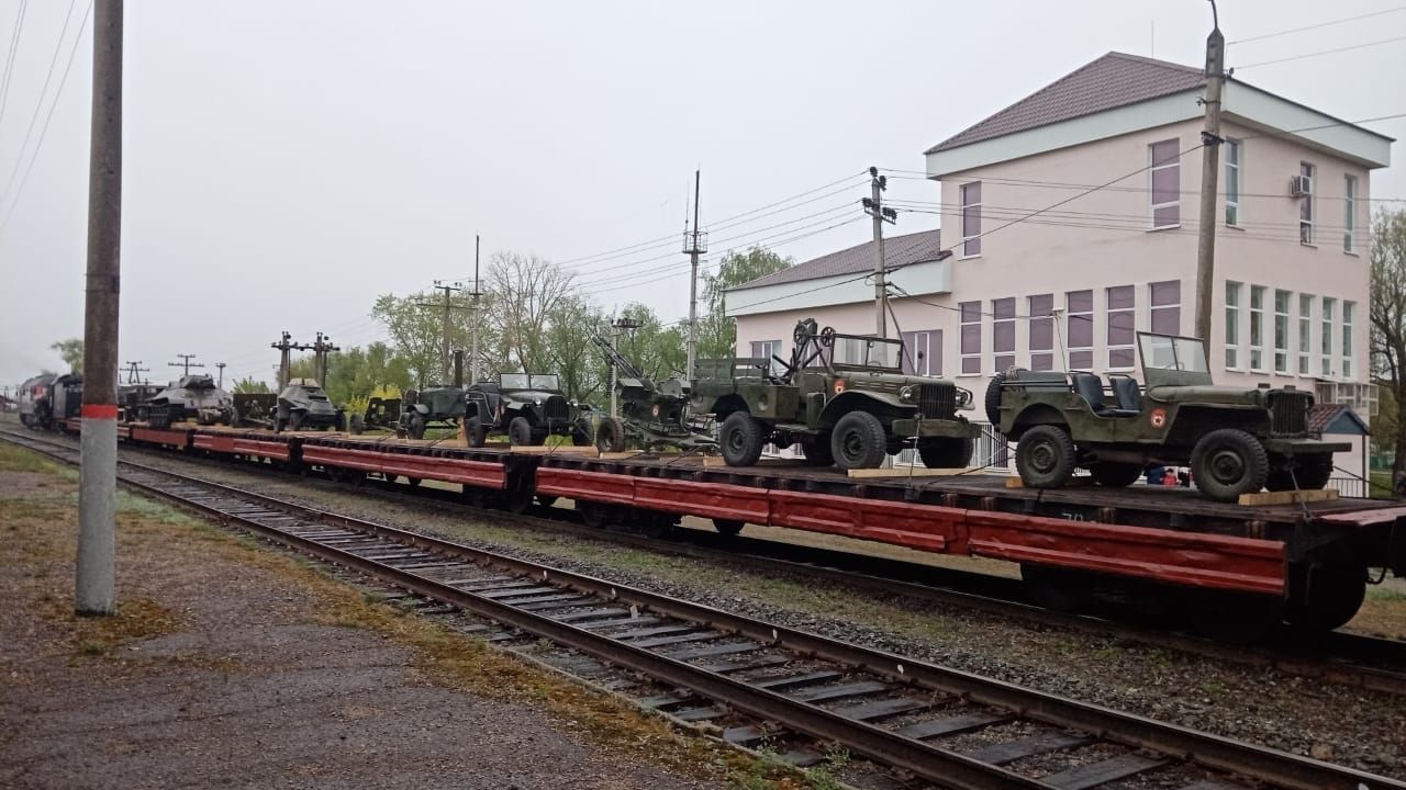 Уруссинцы встретили «Поезд Победы»