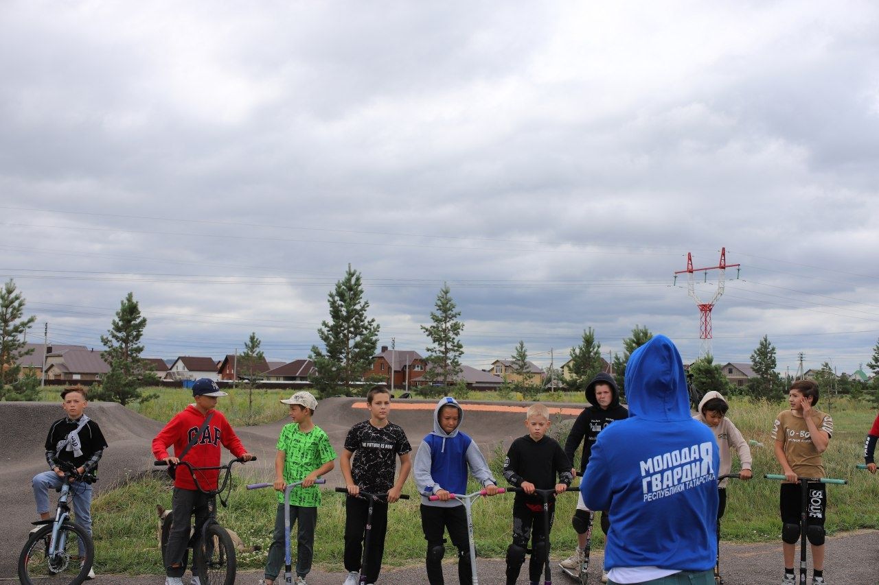 В парке «Янарыш» прошли соревнования «Scooter day»